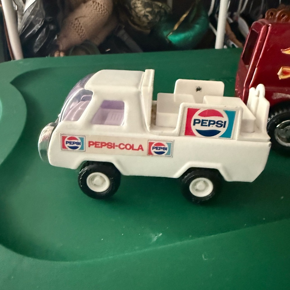 Vintage 1970s Pepsi Toy Truck - White